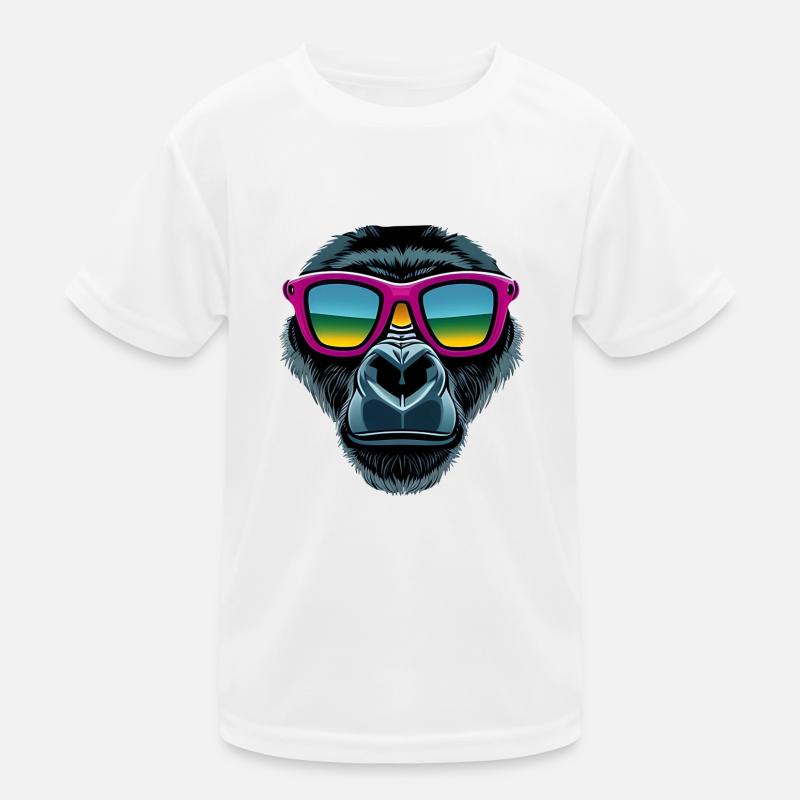 cool gorilla Kids Functional T-Shirt