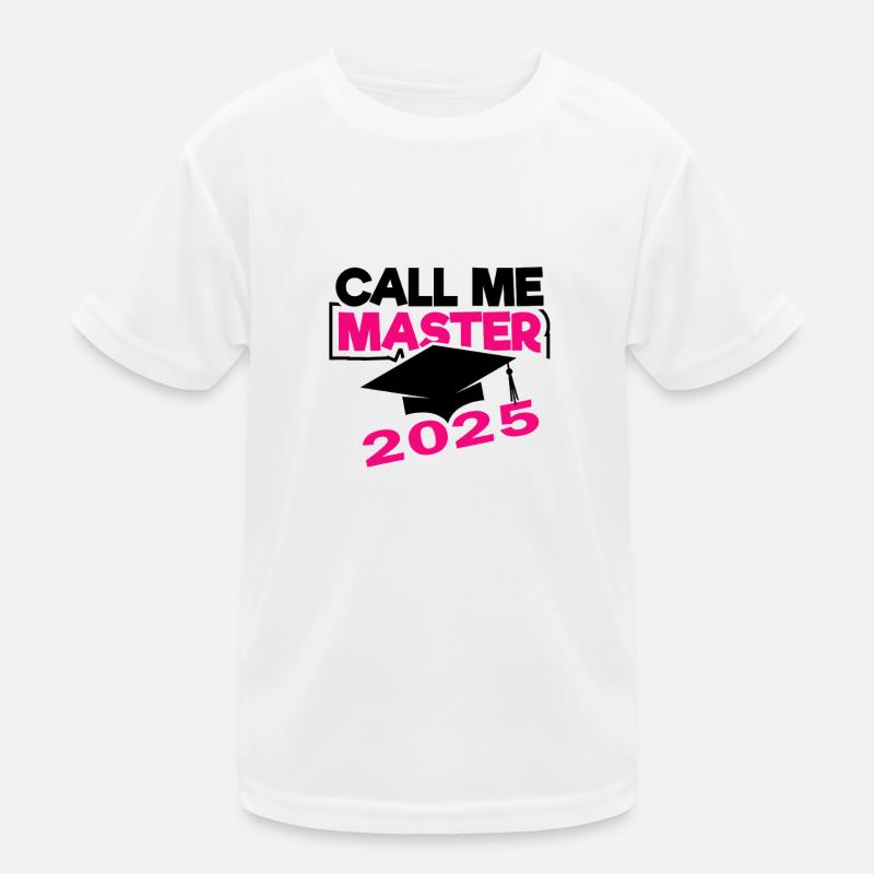 Master 2025 Diplôme de Master Graduation T-shirt sport Enfant