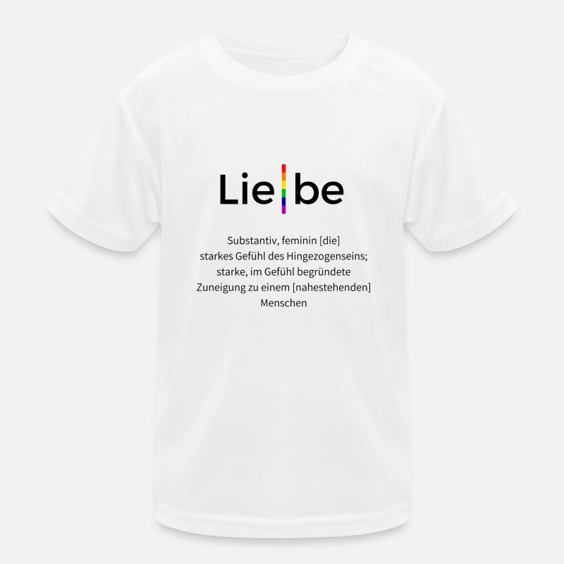 Liebe Kinder Funktions-T-Shirt