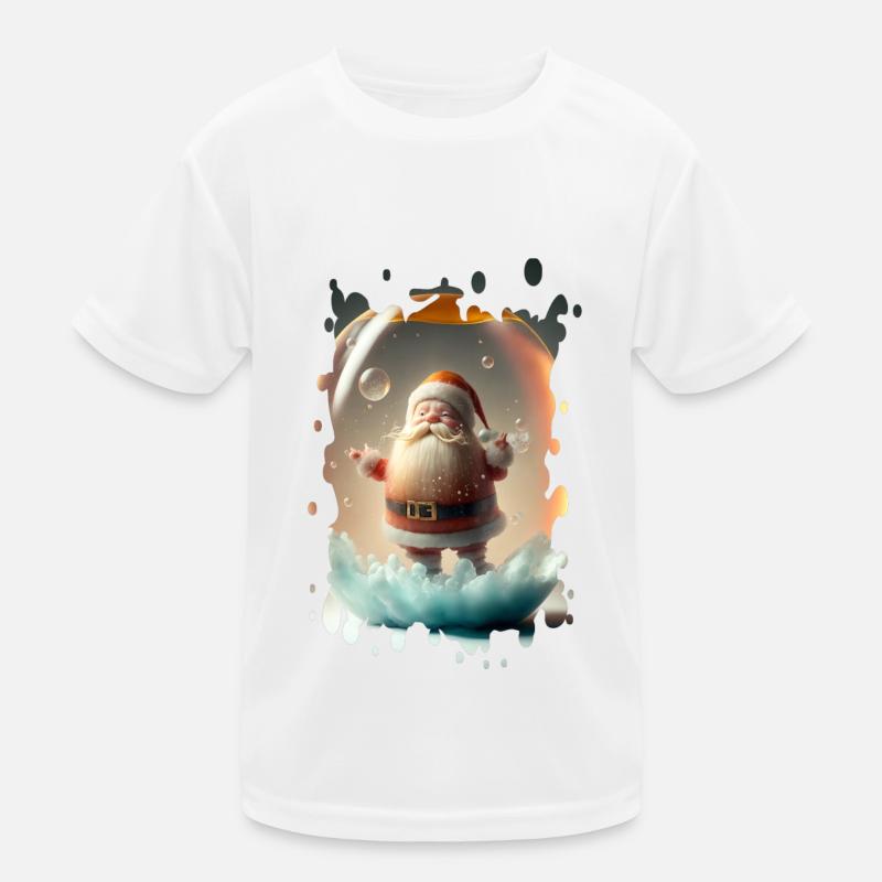 Gelee-Weihnachtsmann Kinder Funktions-T-Shirt