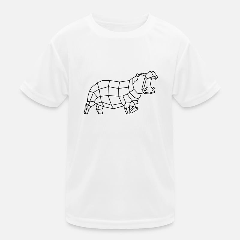 Nilpferd Kinder Funktions-T-Shirt