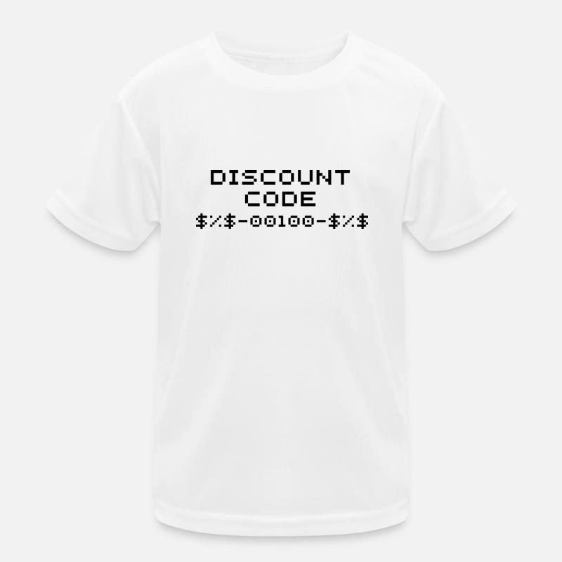 Discount Code/Discount Code Kids Functional T-Shirt