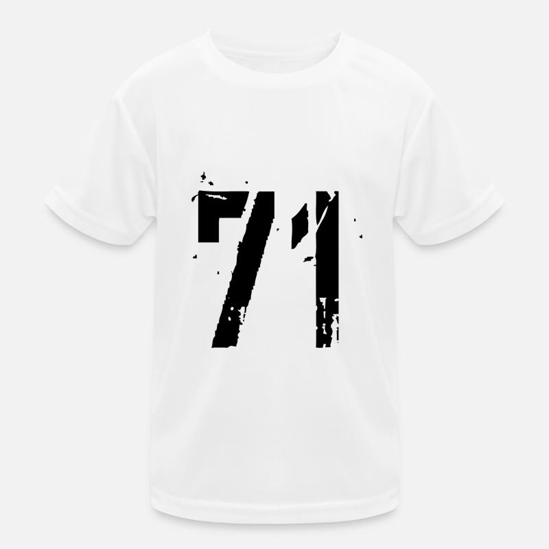 nombre 71 T-shirt sport Enfant