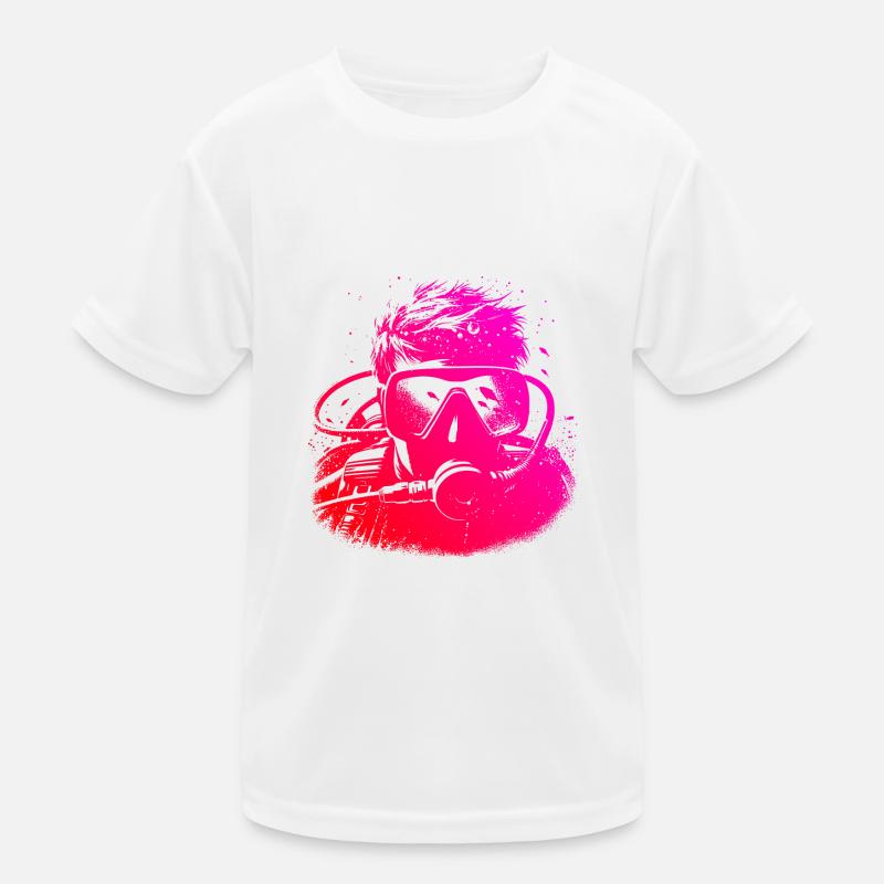 Scuba Diver Scuba Diver Scuba Diving Kids Functional T-Shirt