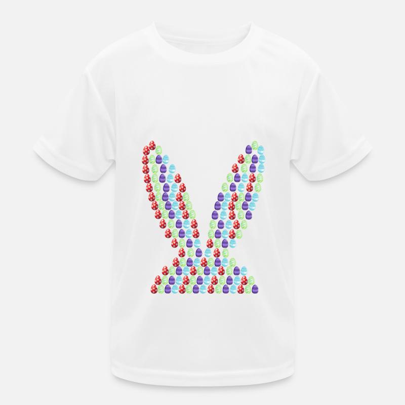 Ostern | Osterhase | Ostereier | Bild in Bild Kinder Funktions-T-Shirt