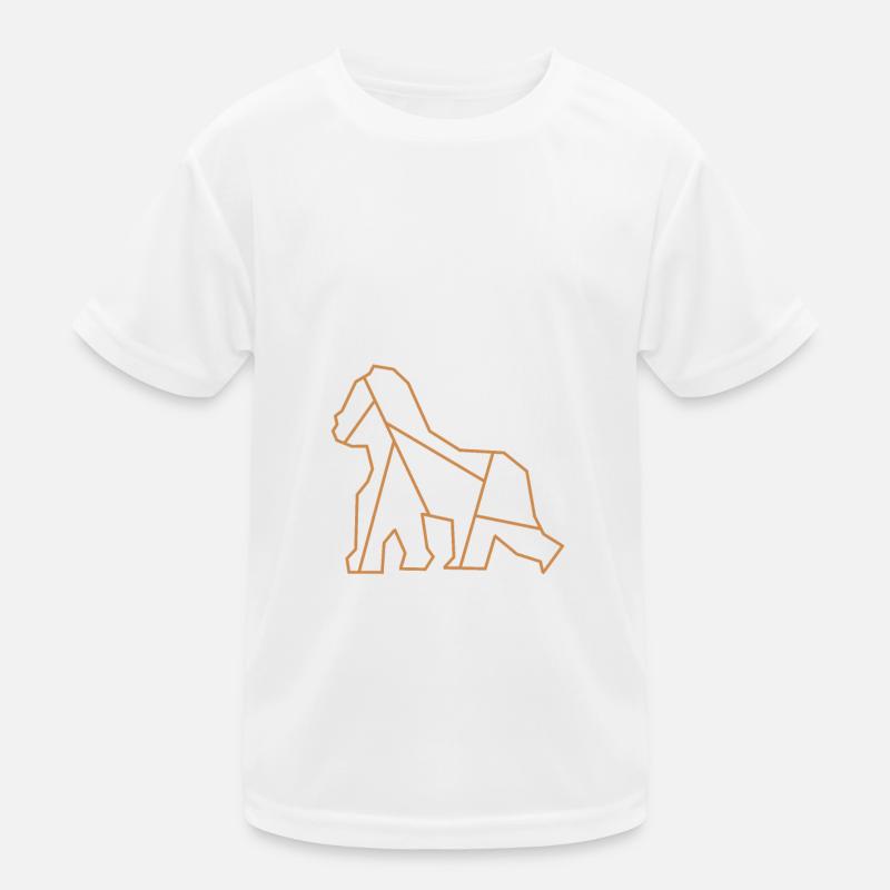 Affe | Tier | Logo | Gorilla Kinder Funktions-T-Shirt