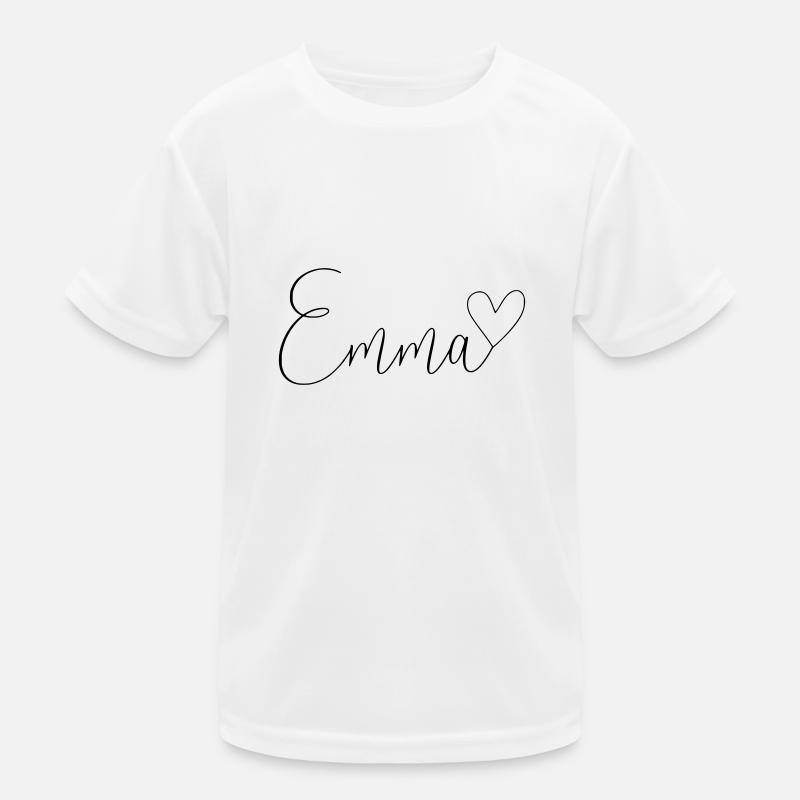 Emma Cognome Nome Ragazza Maglietta sportiva per bambini
