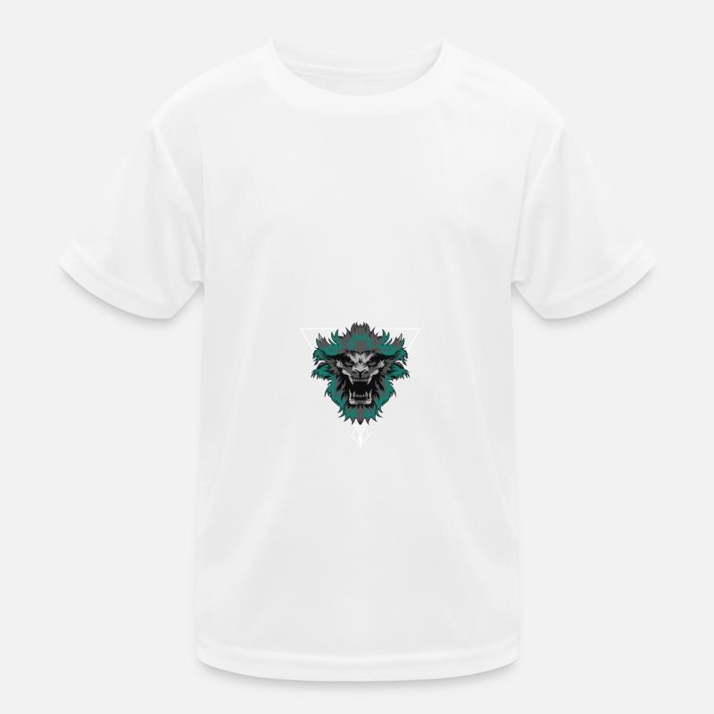 Brüllender Löwe Kinder Funktions-T-Shirt