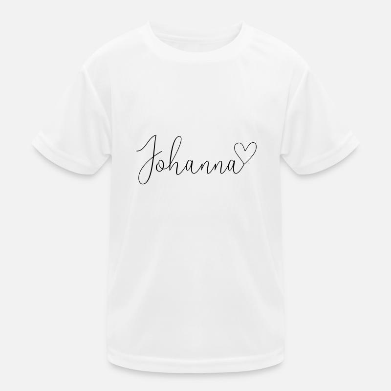 Johanna Name Vorname Mädchen Kinder Funktions-T-Shirt