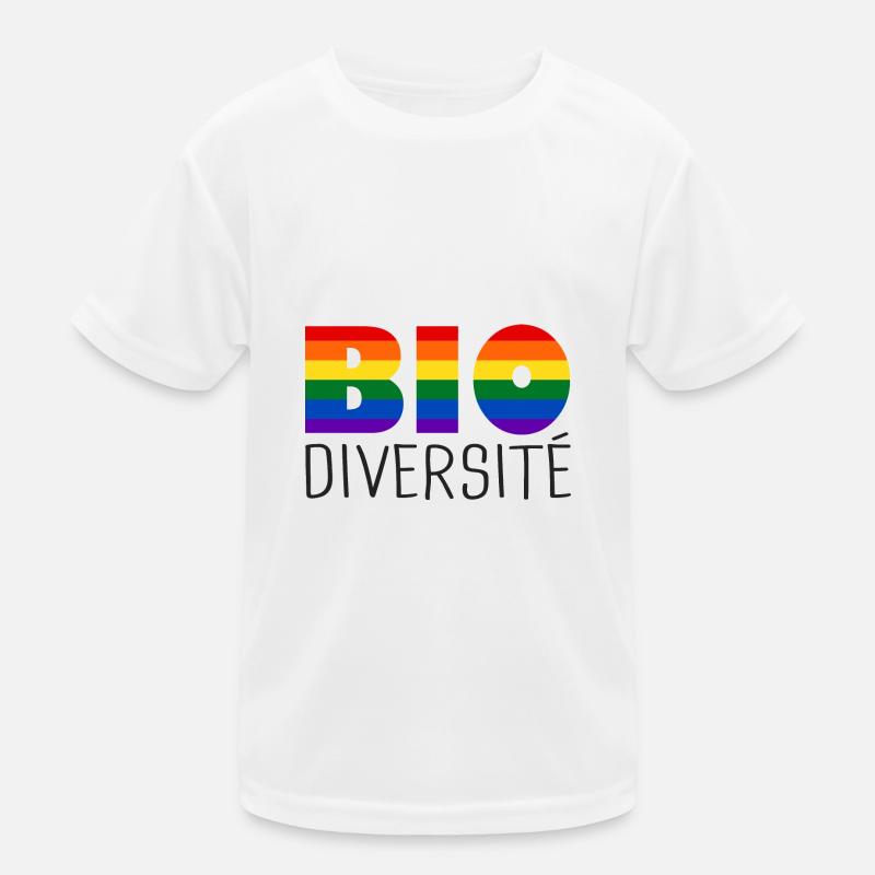 LGBT Bio diversity Kids Functional T-Shirt