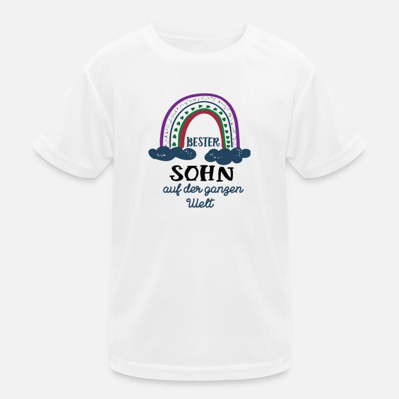 c Junge Soehne Kinder Söhne Kind Kinder Funktions-T-Shirt