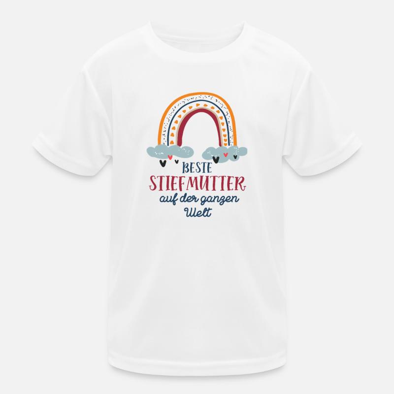 Beste Stiefmutter Bonus Mama Stiefmama Patchwork Kinder Funktions-T-Shirt