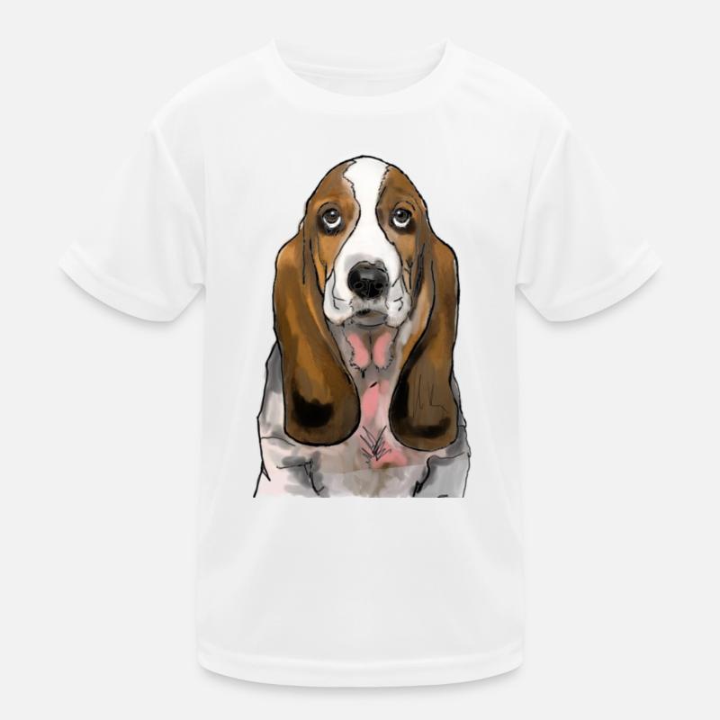 Basset T-shirt sport Enfant