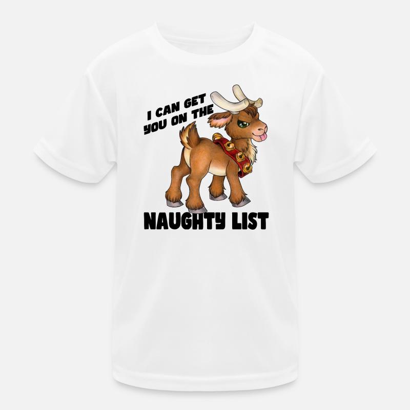 Freches Rentier Weihnachtsgeschenk Kleiner Rudolph Kinder Funktions-T-Shirt