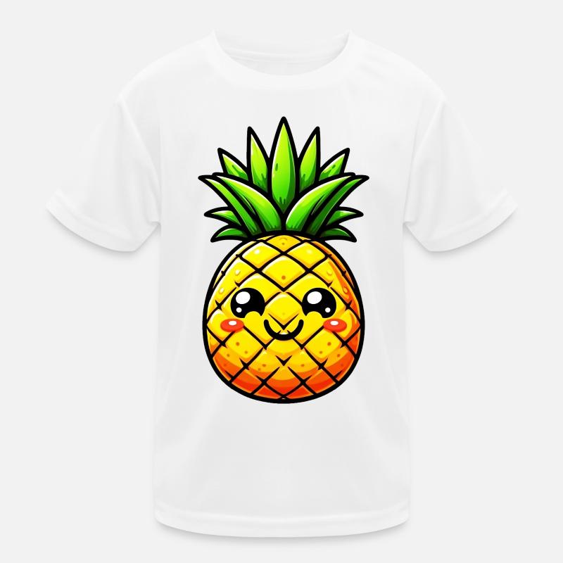 Ananas Kinder Funktions-T-Shirt
