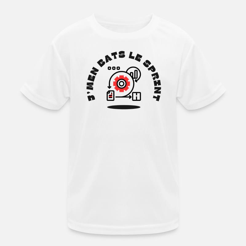 Ich habe den Sprint geschafft Kinder Funktions-T-Shirt