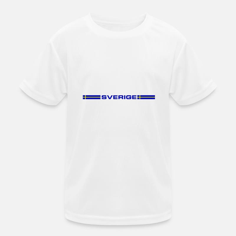 Drapeau de la Suède T-shirt sport Enfant