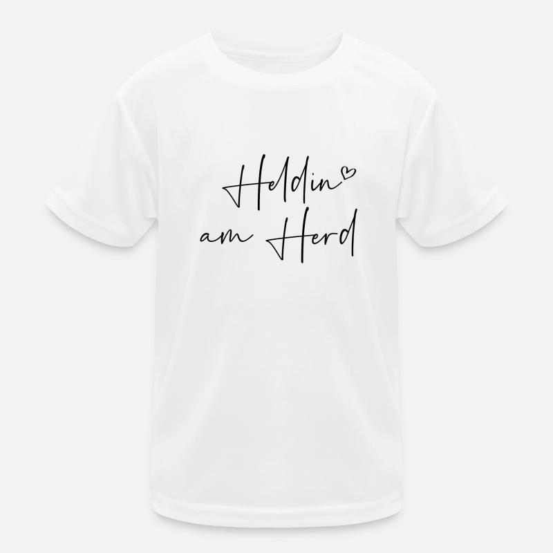 Heldin am Herd Kinder Funktions-T-Shirt