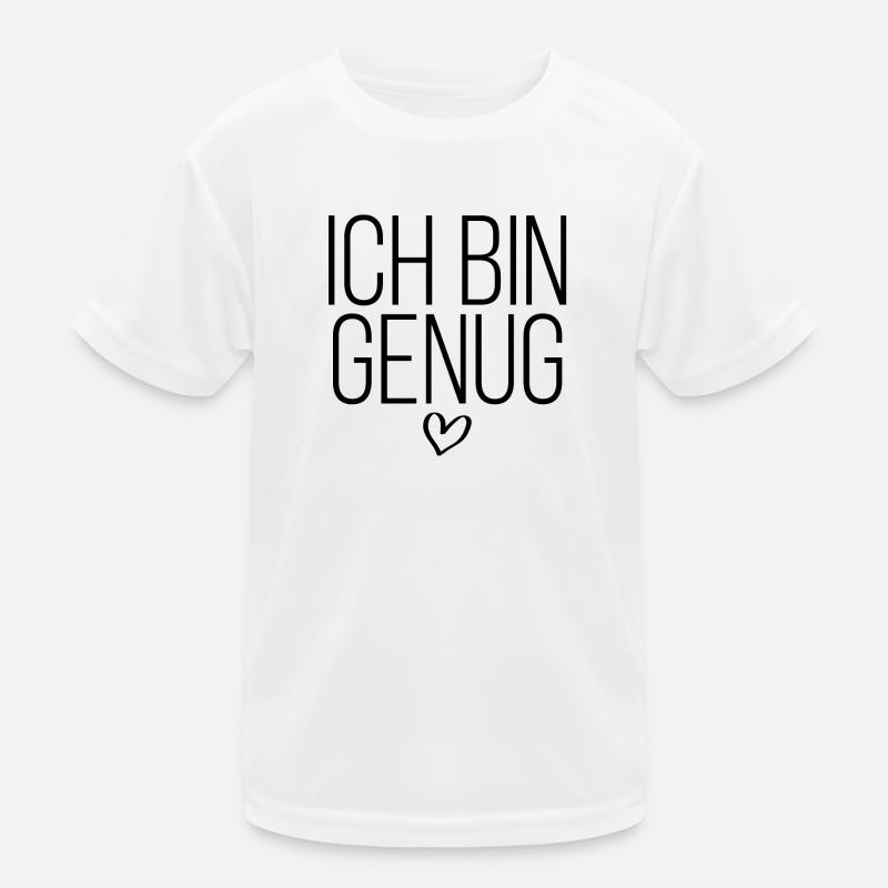 Ich bin genug Kinder Funktions-T-Shirt