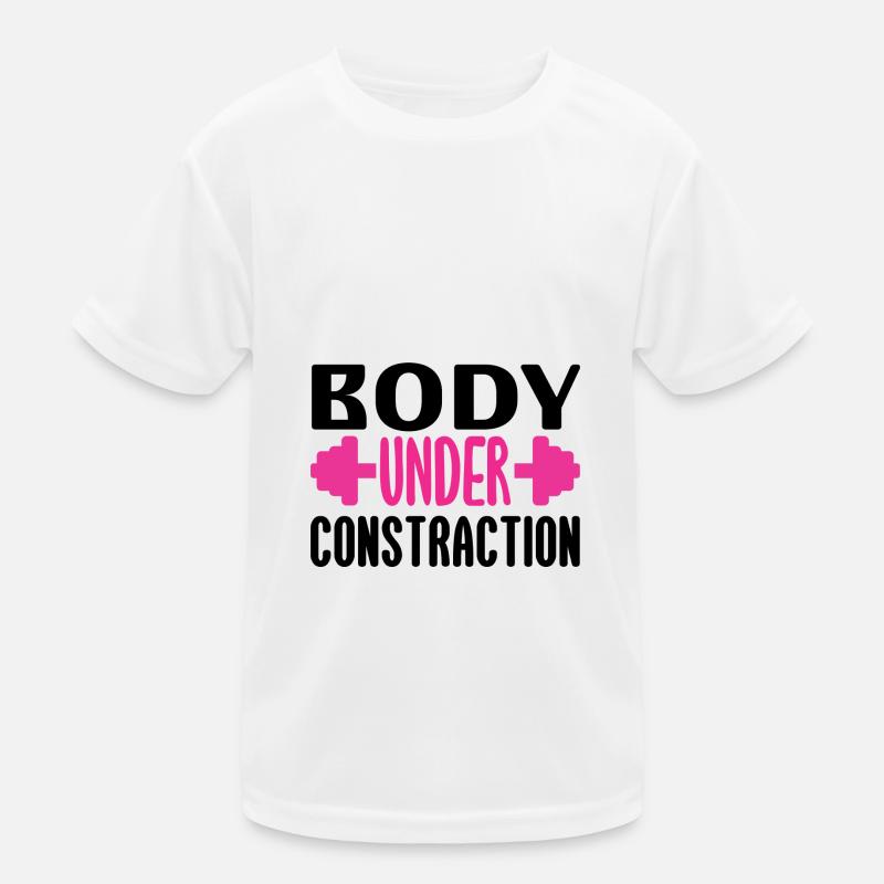 Body under contraction Kids Functional T-Shirt