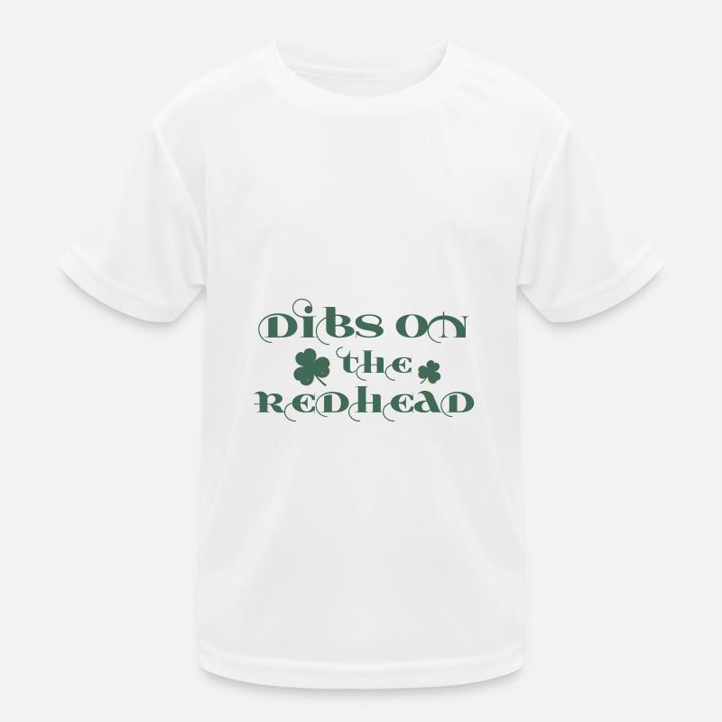 Dibs On The RedHead Irish Pride Saint Patrick T-shirt sport Enfant