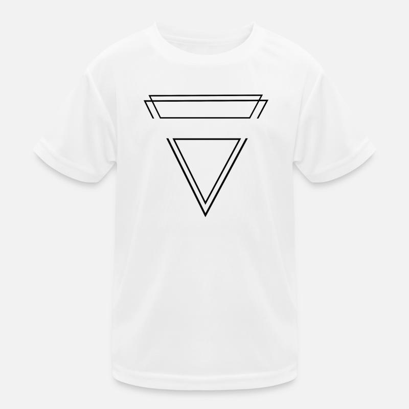 Triangle noir T-shirt sport Enfant