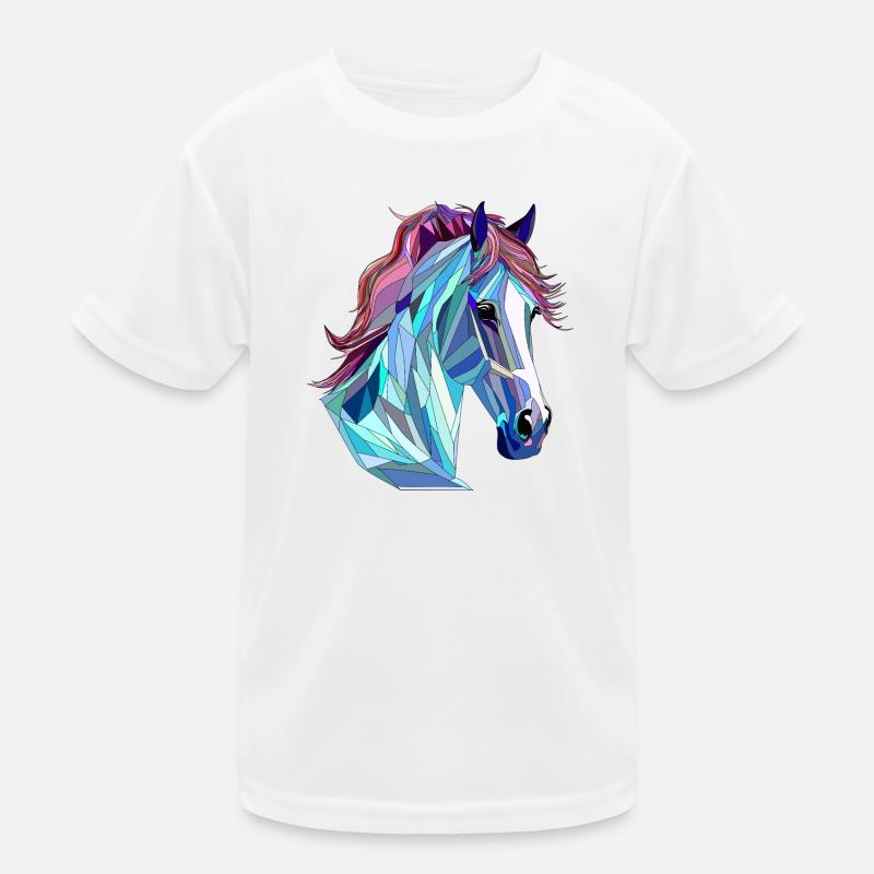 LowpolyPony Kinder Funktions-T-Shirt