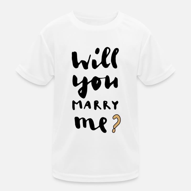 Veux-tu m'épouser T-shirt sport Enfant
