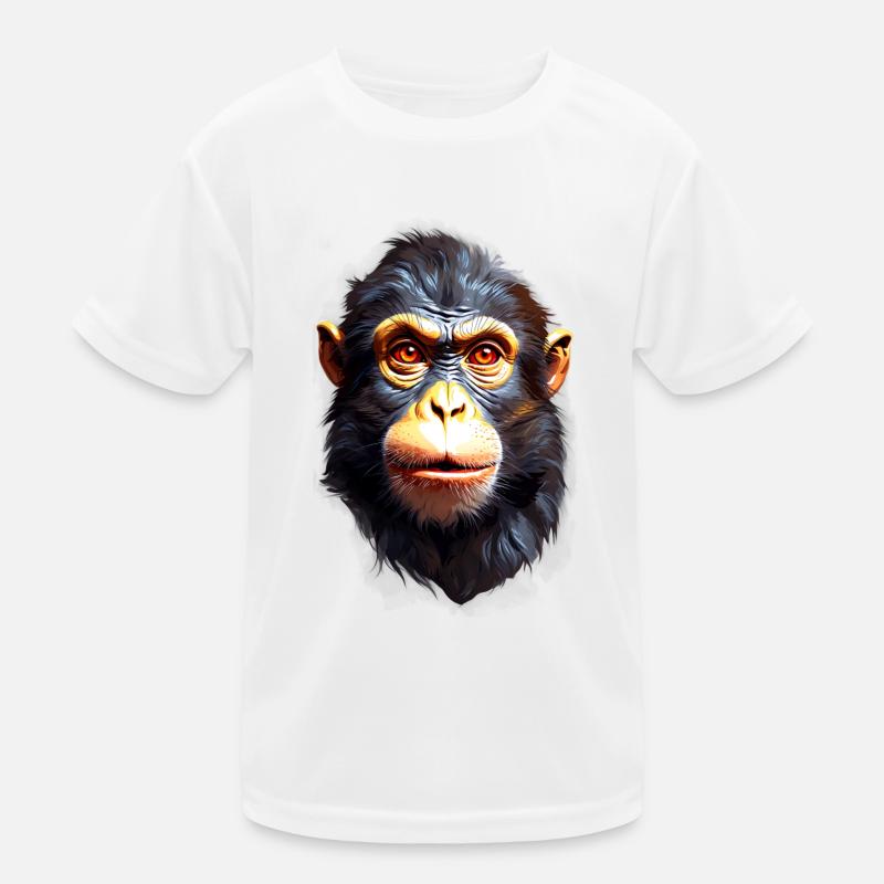 Monkey Monkey V24 09 - Kids Functional T-Shirt - white