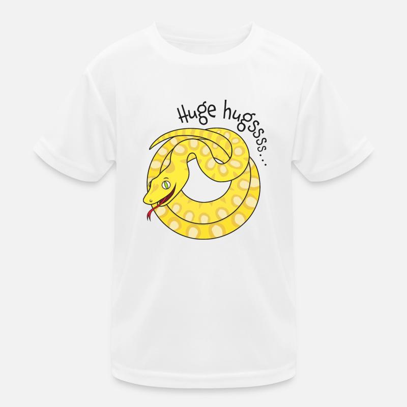 Enge Umarmungen von Python erhältlich! Kinder Funktions-T-Shirt