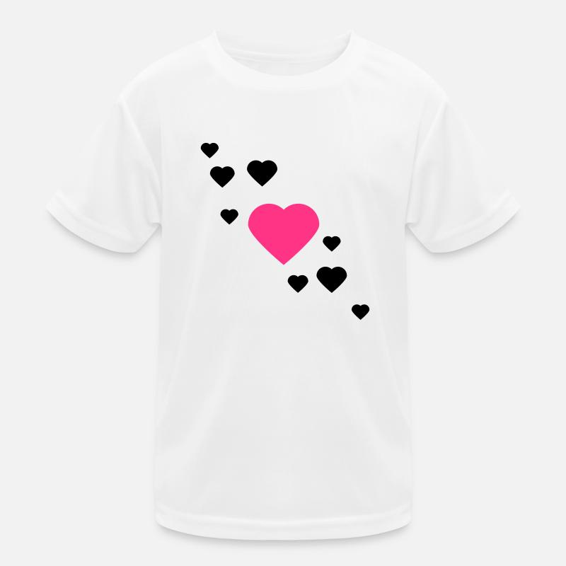 cœur T-shirt sport Enfant
