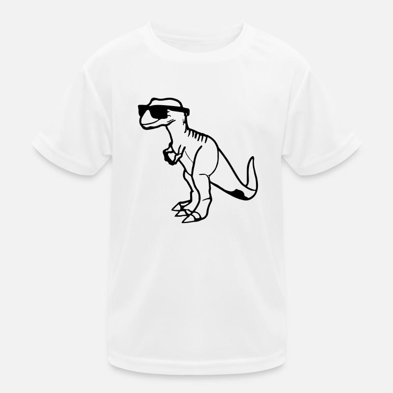 Dinosaurier mit Sonnenbrille Vektor Kinder Funktions-T-Shirt