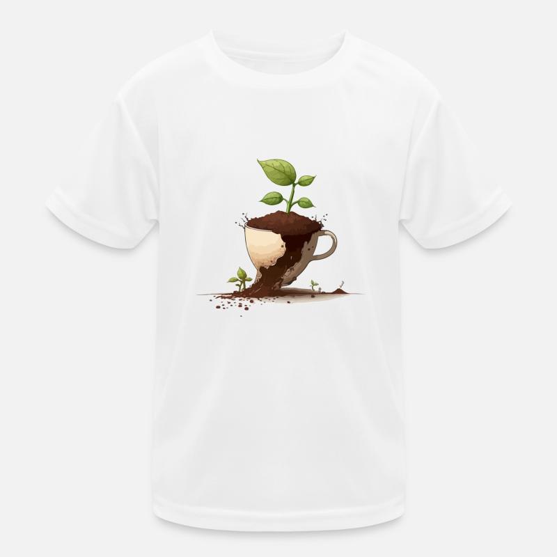 The plain cup Kids Functional T-Shirt