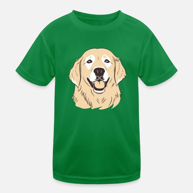 Golden Retrievers Kids Functional T-Shirt