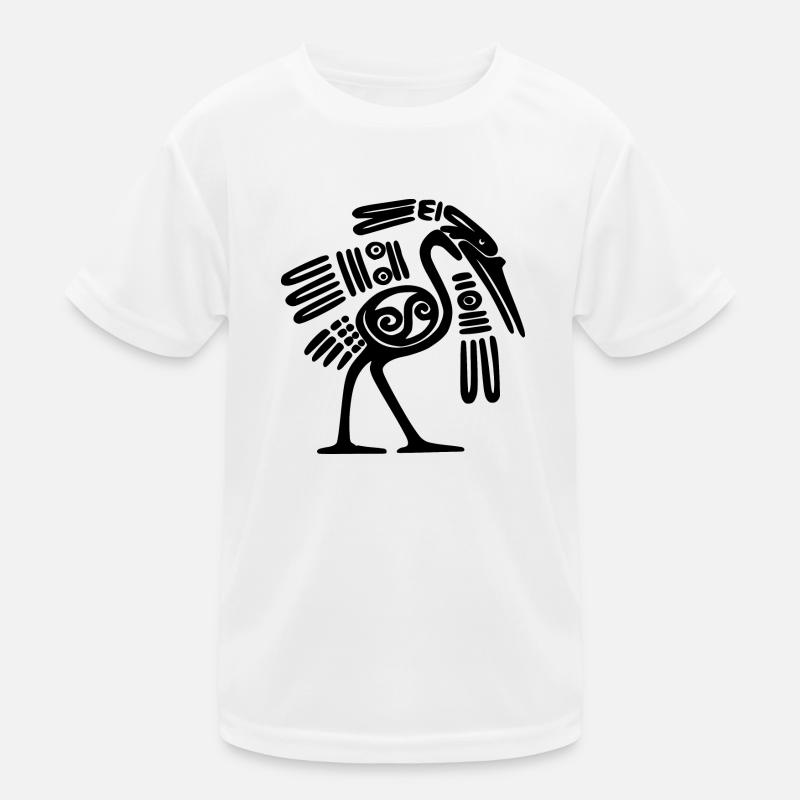 Mexican Bird Kids Functional T-Shirt