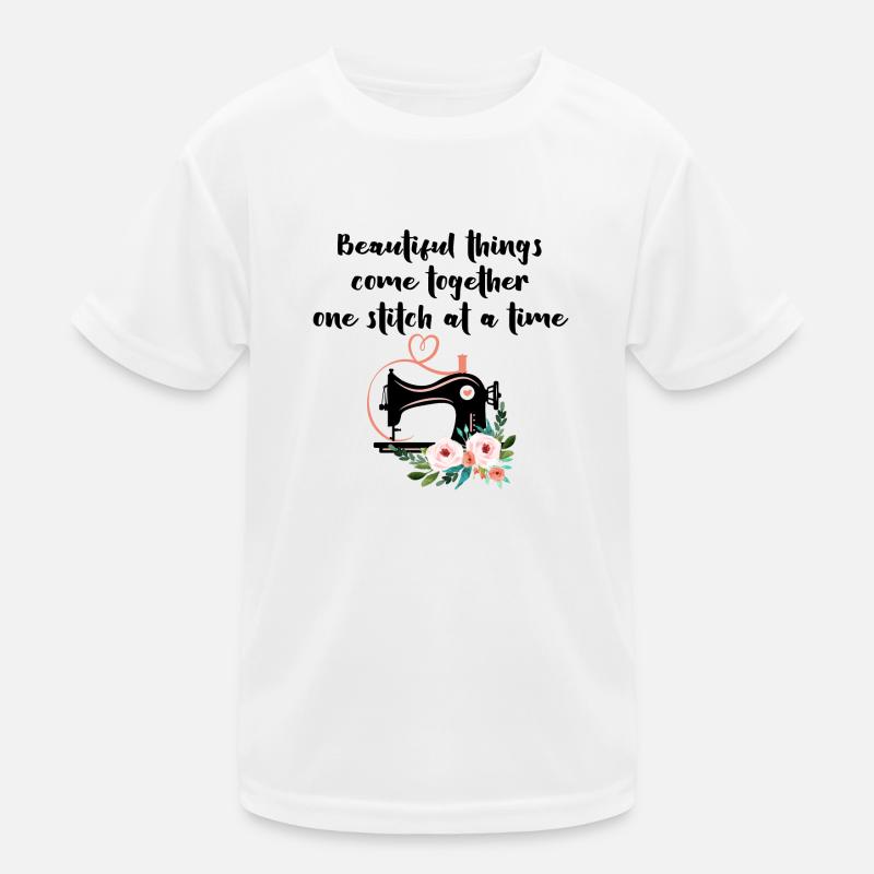 De belles choses s’assemblent un point à la fois T-shirt sport Enfant