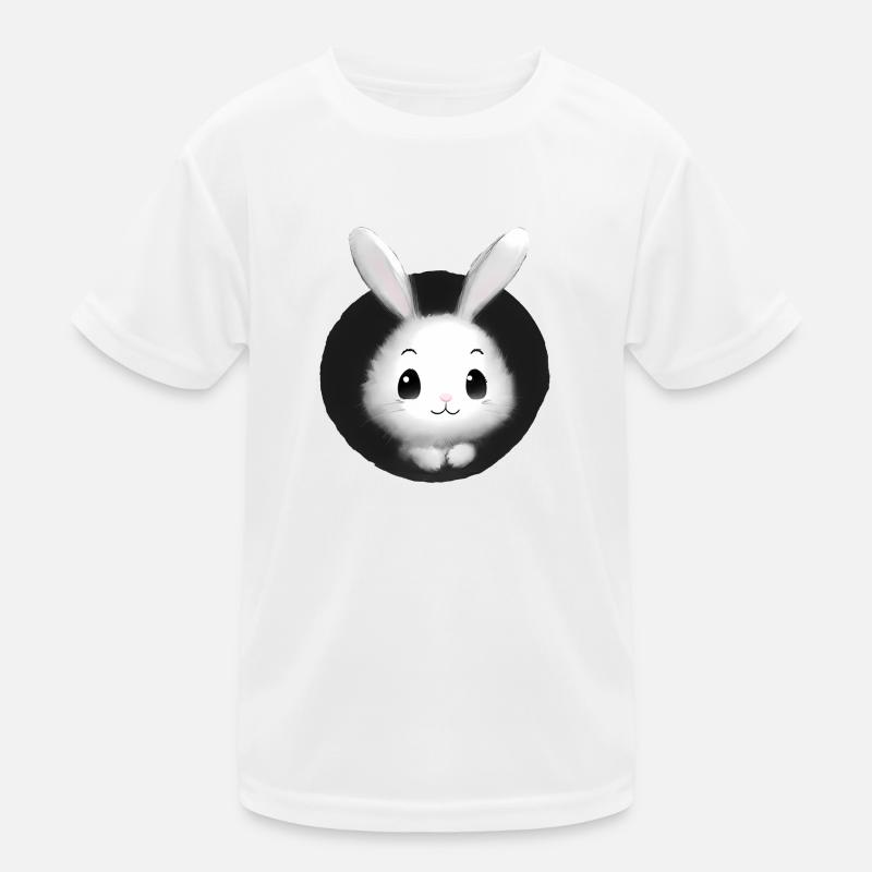 Lapin blanc Lapin T-shirt sport Enfant