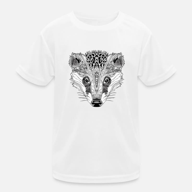 Badger Badger Badger ... mandala badger tshirt Kids Functional T-Shirt