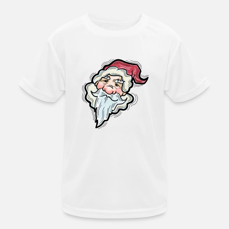 Weihnachtsmann Kinder Funktions-T-Shirt