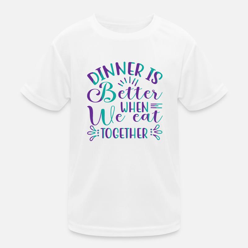 Nous mangeons ensemble T-shirt sport Enfant