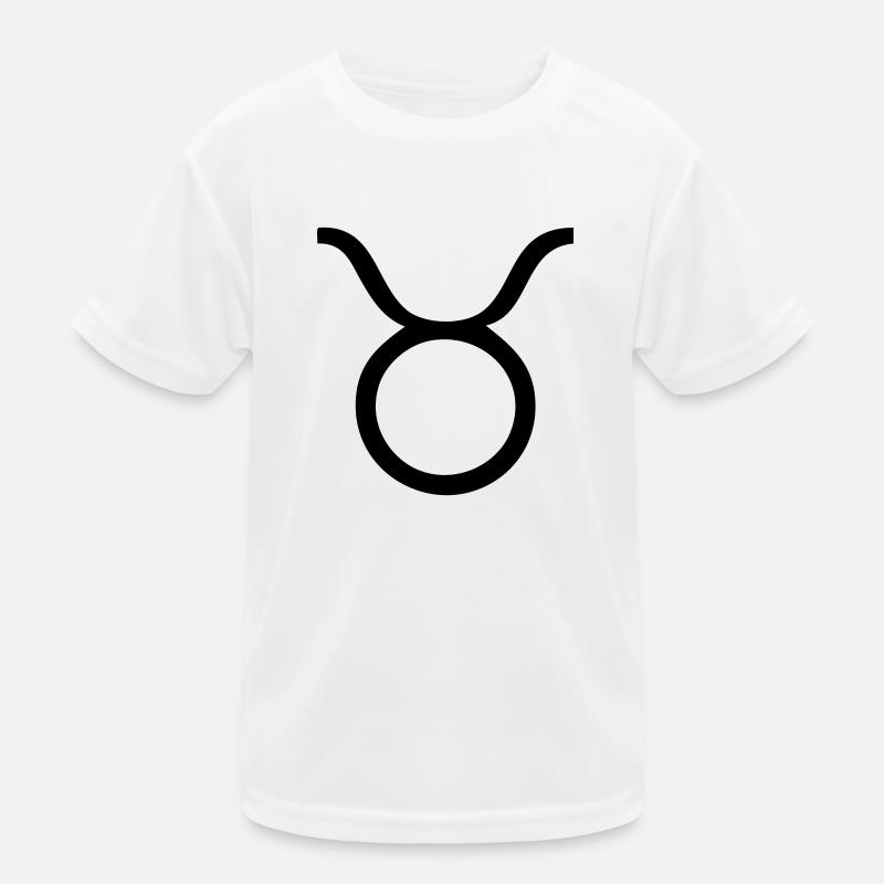 Stier-Symbol Kinder Funktions-T-Shirt