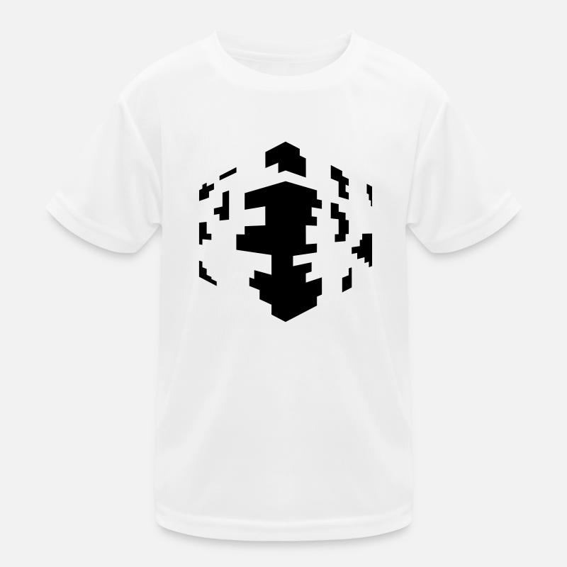 Pixel cubes Kids Functional T-Shirt