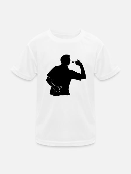 Darts eu - Kids Functional T-Shirt - white - Front