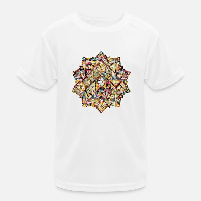 Mandala Kinder Funktions-T-Shirt