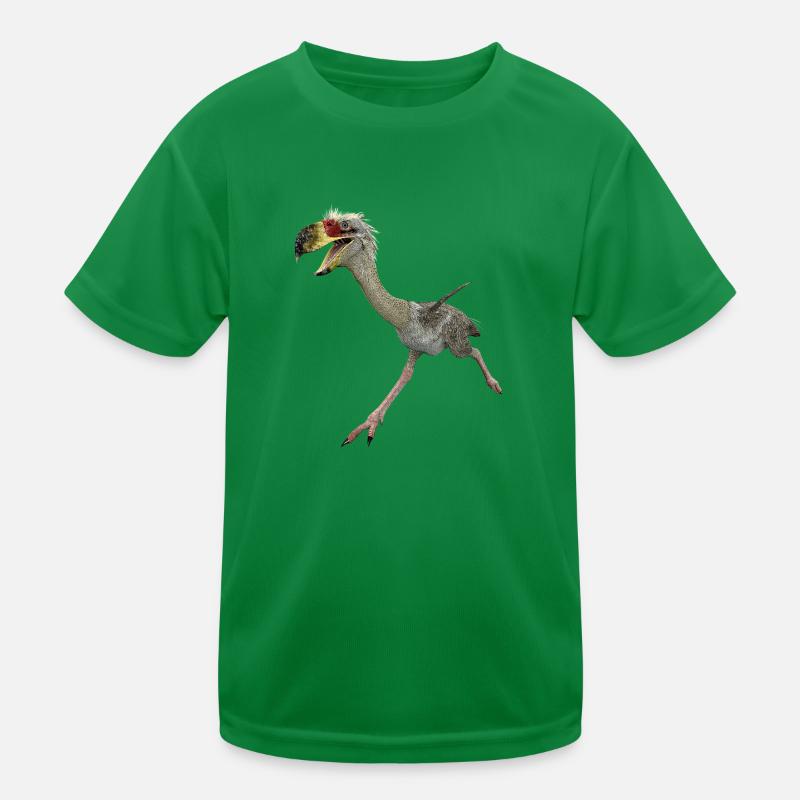 Terror bird Phorusrhacos, bird Kids Functional T-Shirt