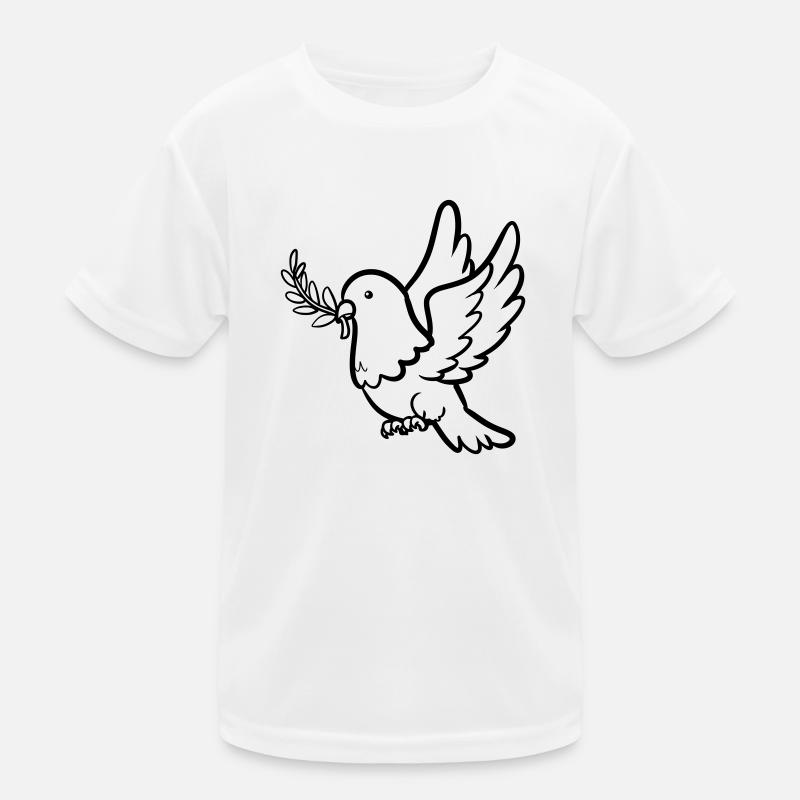 Friedenstaube Kinder Funktions-T-Shirt