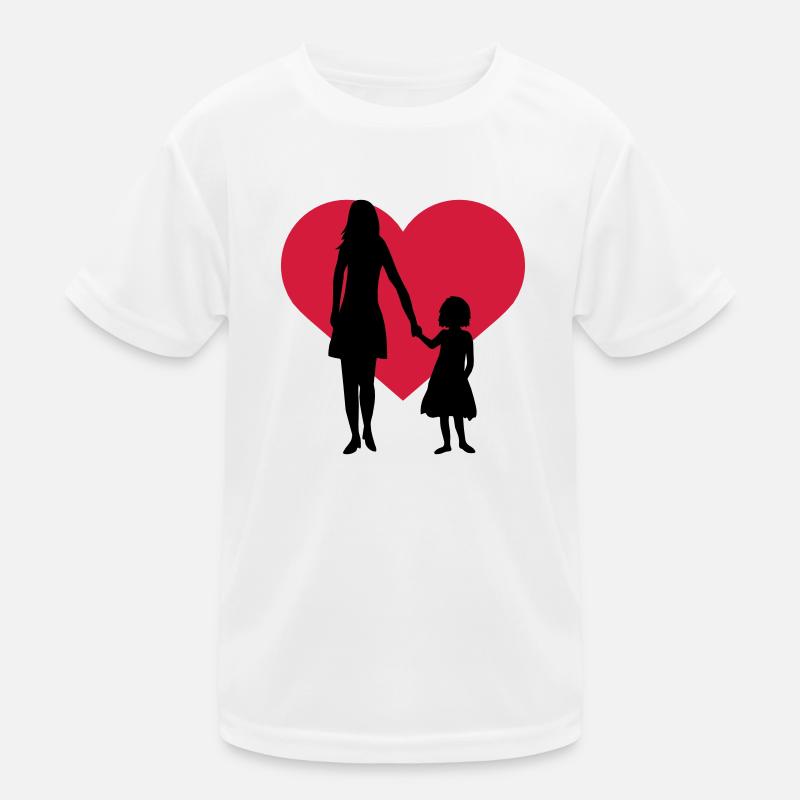 Child Girl Mama Kids Functional T-Shirt