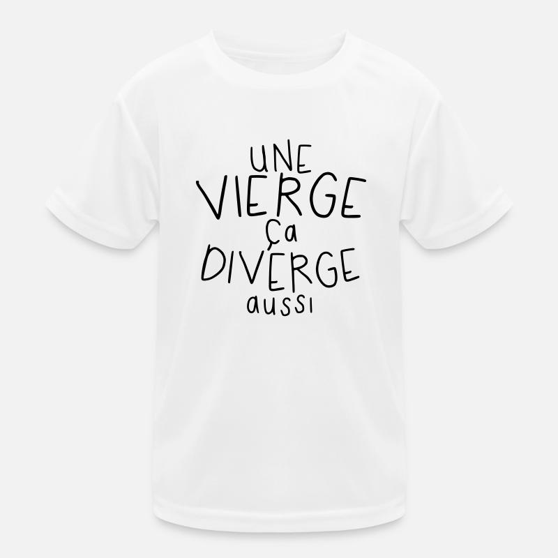 Une vierge ça diverge T-shirt sport Enfant