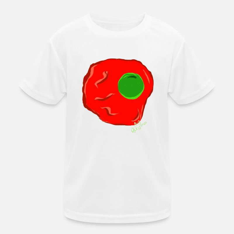 RED FRIED EGG Kids Functional T-Shirt