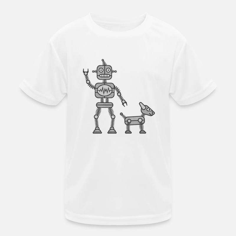 Roboter Kinder Funktions-T-Shirt